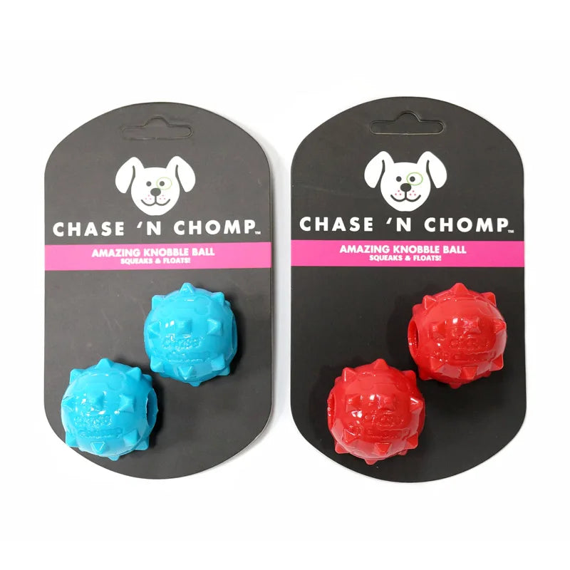 Dog Toys Mini Squeaking Ball Soft Floatable Spring