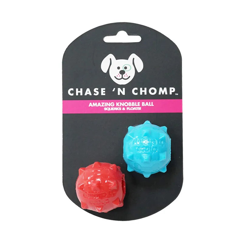 Dog Toys Mini Squeaking Ball Soft Floatable Spring