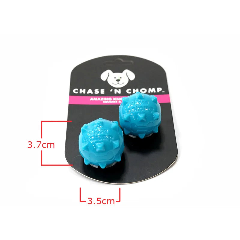Dog Toys Mini Squeaking Ball Soft Floatable Spring