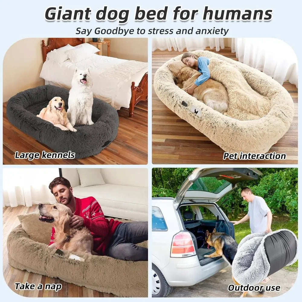 Human Dog Bed Large Dog Beds for Humans Human Pet