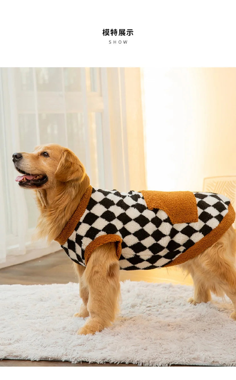 Autumn and winter sweaters for Big Dogs Warm Dog