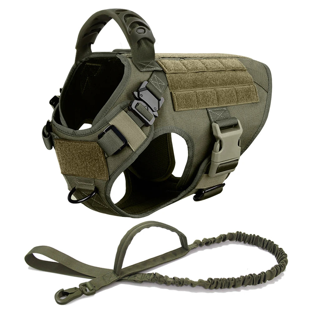 Large Dog Harness And Leash Set Pet Training Walking