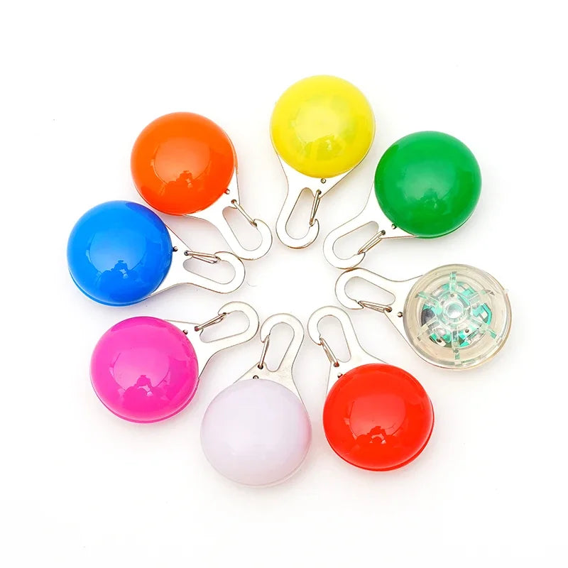 Led Luminous Dog Cat Collar Glowing Pendant Pet