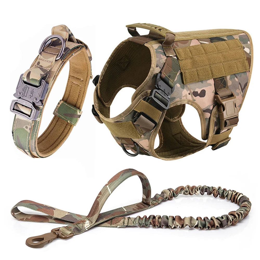 Large Dog Harness And Leash Set Pet Training Walking