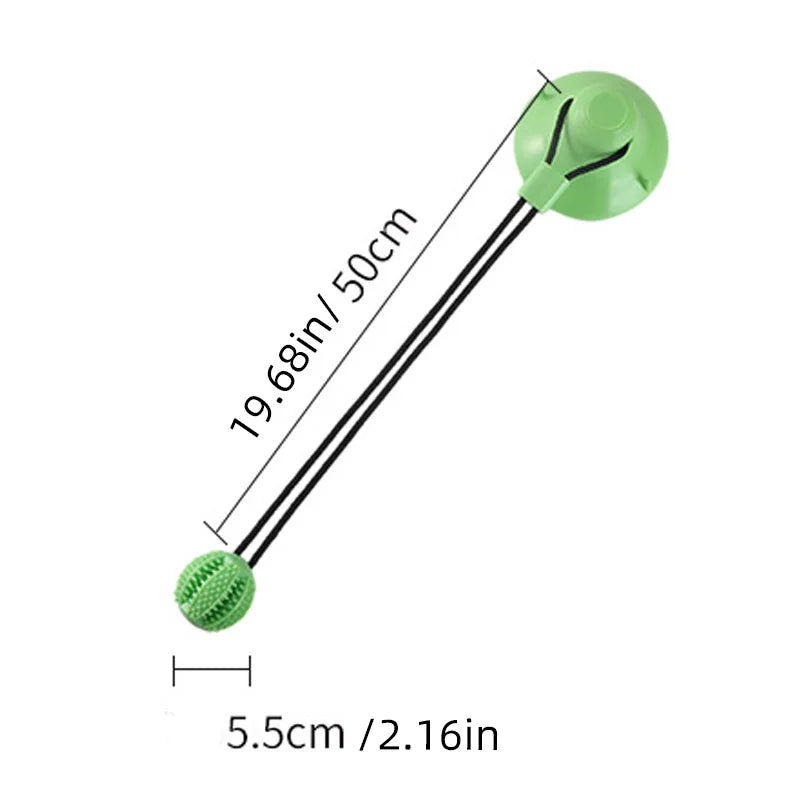 Dog Toy Sound and Treat Dispensing  Durable Rubber Ball