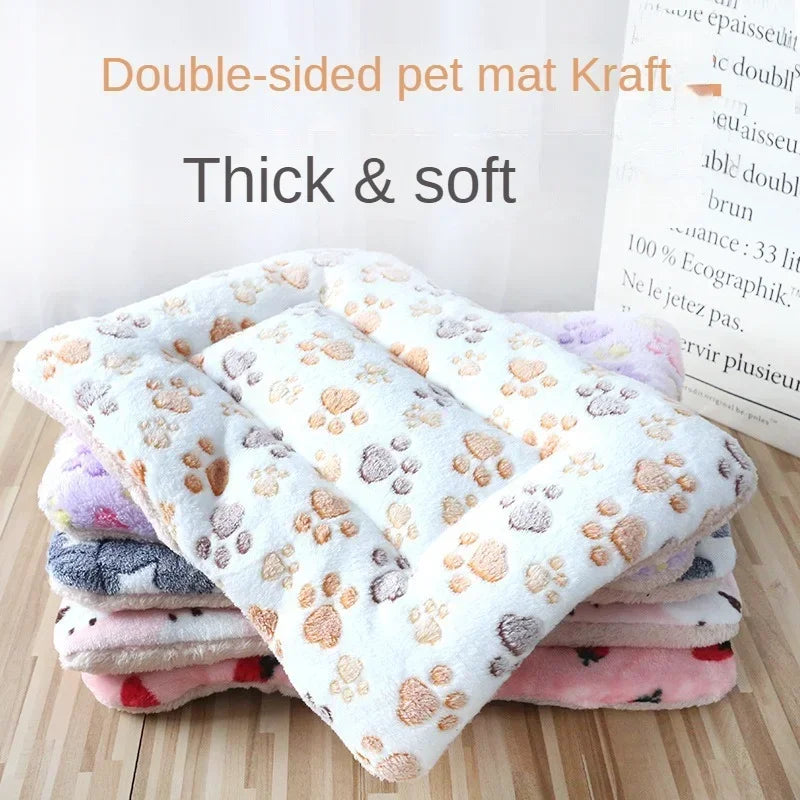 Pet Mat Mats Short Plush Pet Sleeping Bed for Small Dogs