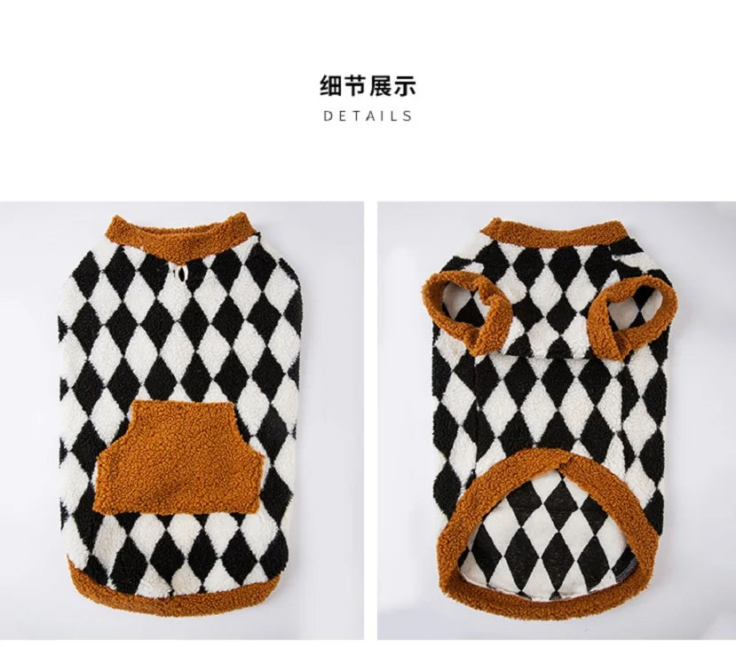 Autumn and winter sweaters for Big Dogs Warm Dog