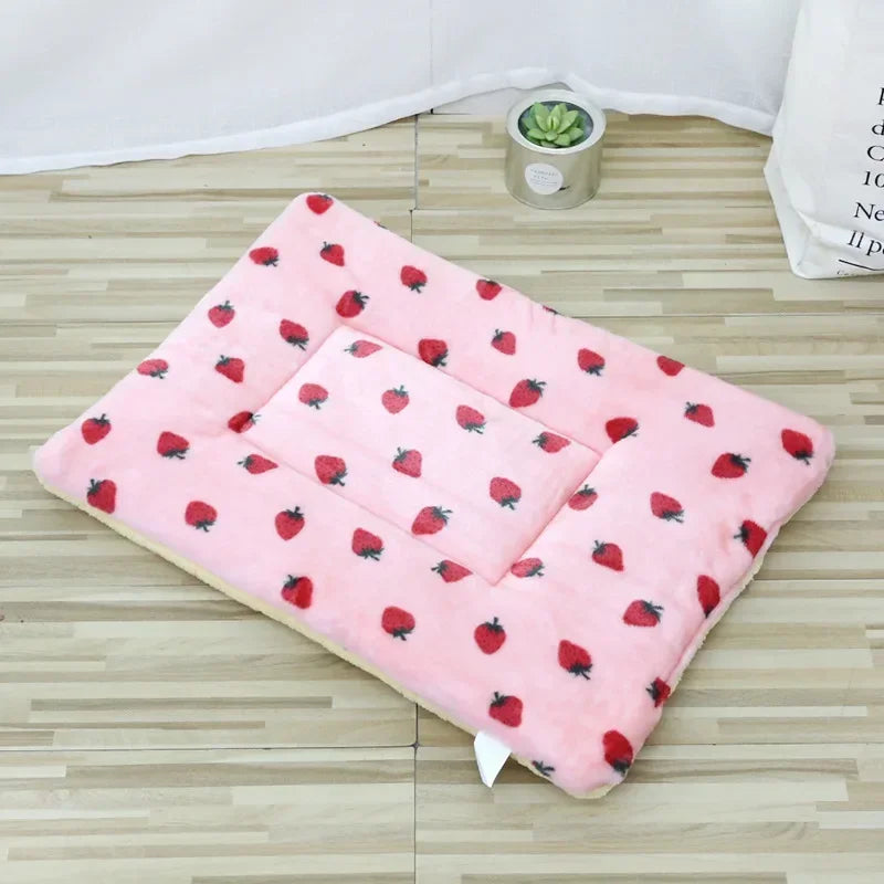 Pet Mat Mats Short Plush Pet Sleeping Bed for Small Dogs