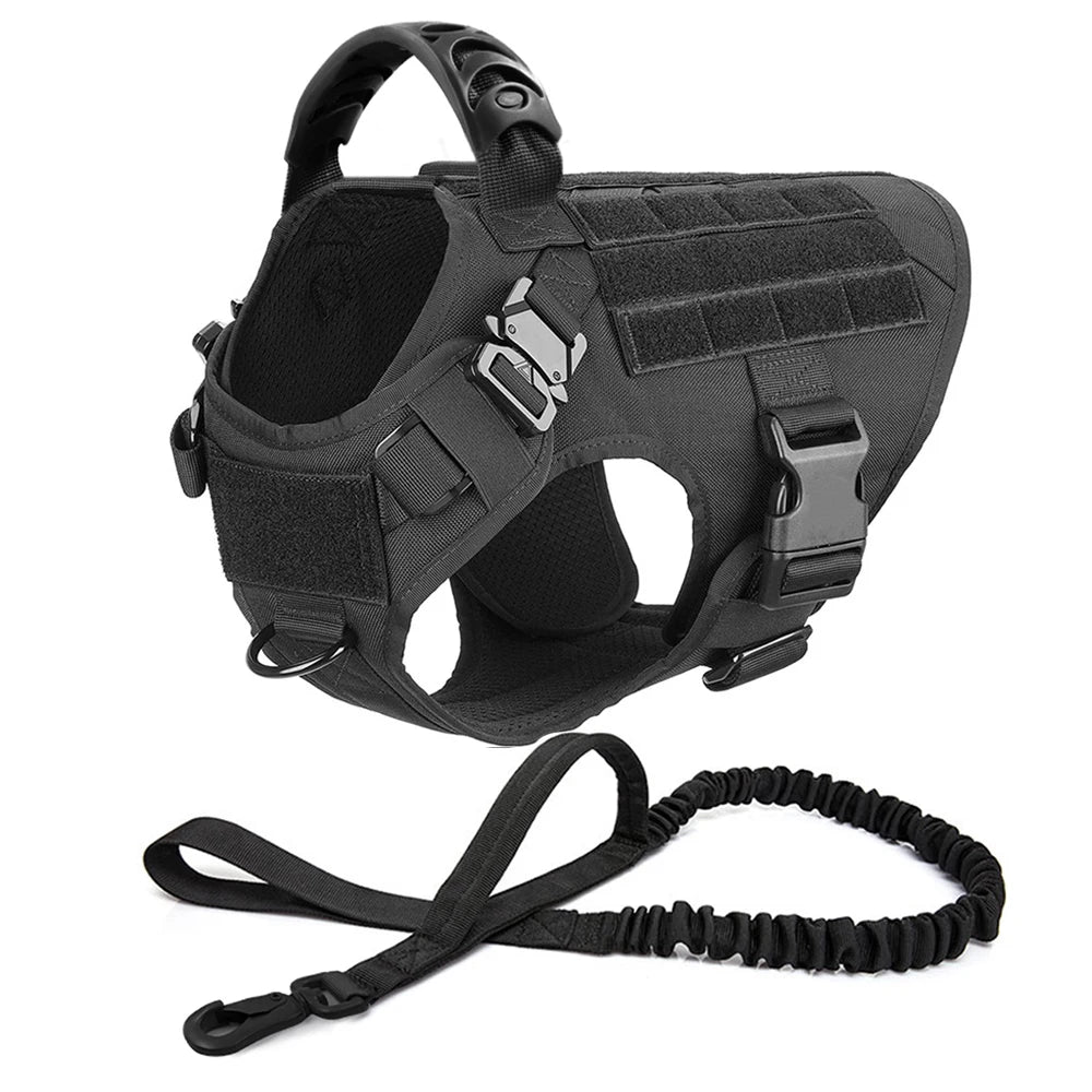 Large Dog Harness And Leash Set Pet Training Walking