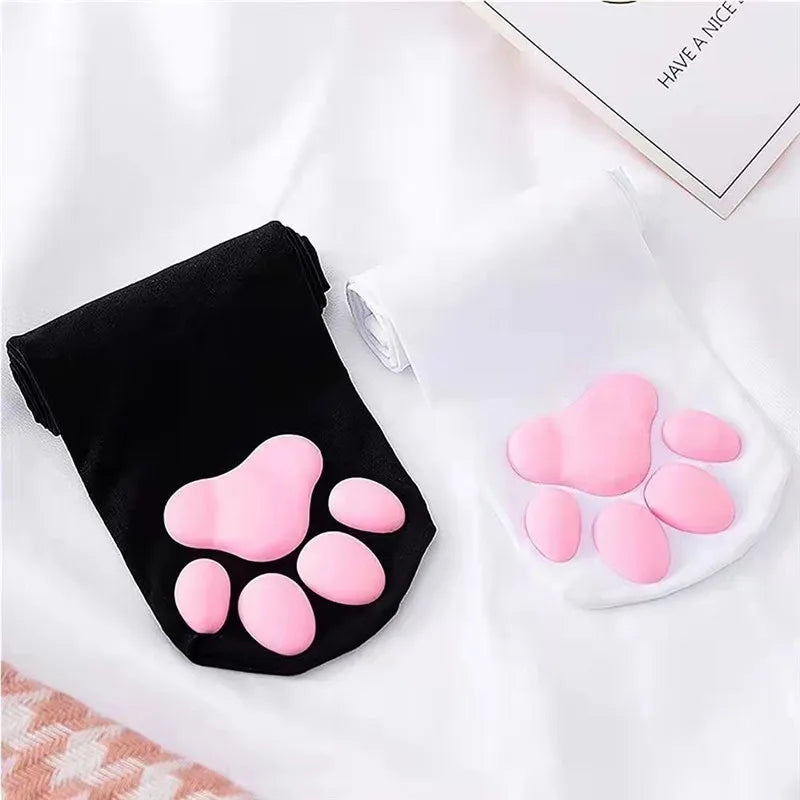 Cat Paw Pad Sock Pink Cute Lolita Socks For Adult Children