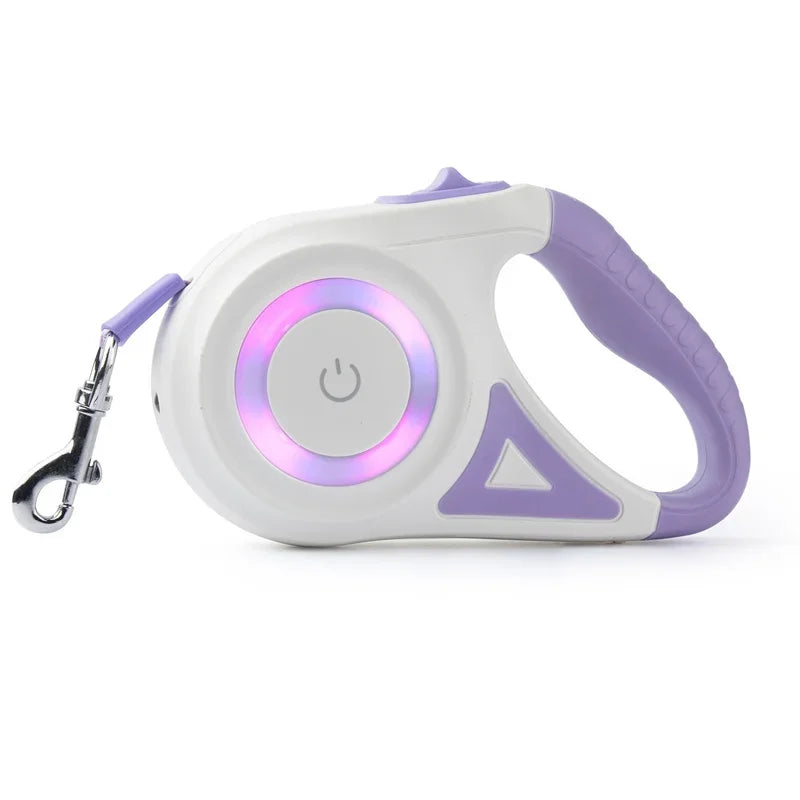 Dog Leash with Led Flashlight Durable Nylon Lead