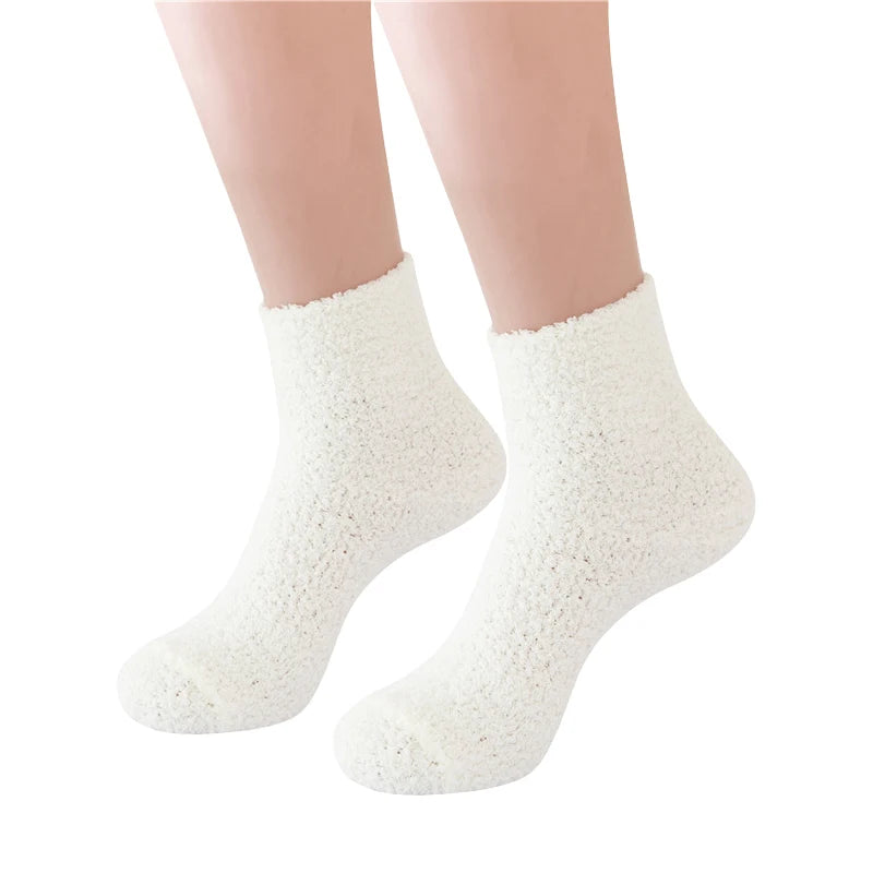 Women Winter Warm Fluffy Socks Cute Animal Claw Socks