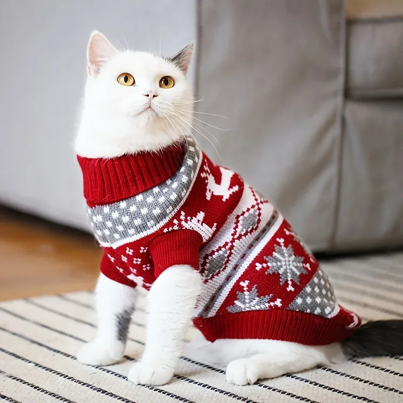 Christmas Style Pet Sweater for Dogs Wool Sweater