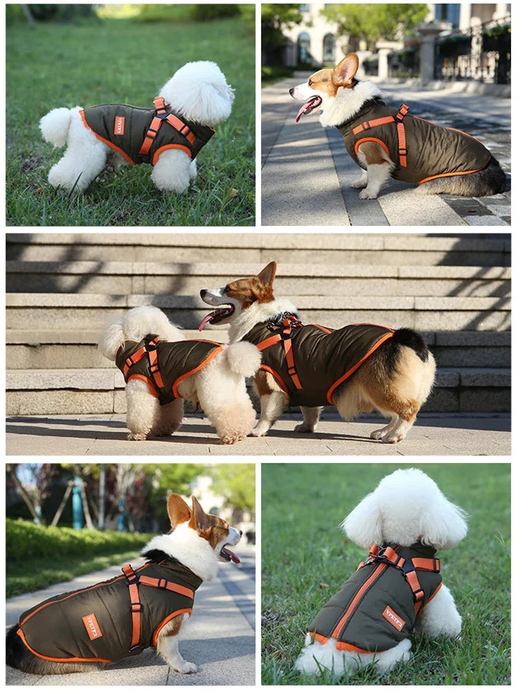 Puppy Jacket Waterproof Pet Clothes for Dogs Coat
