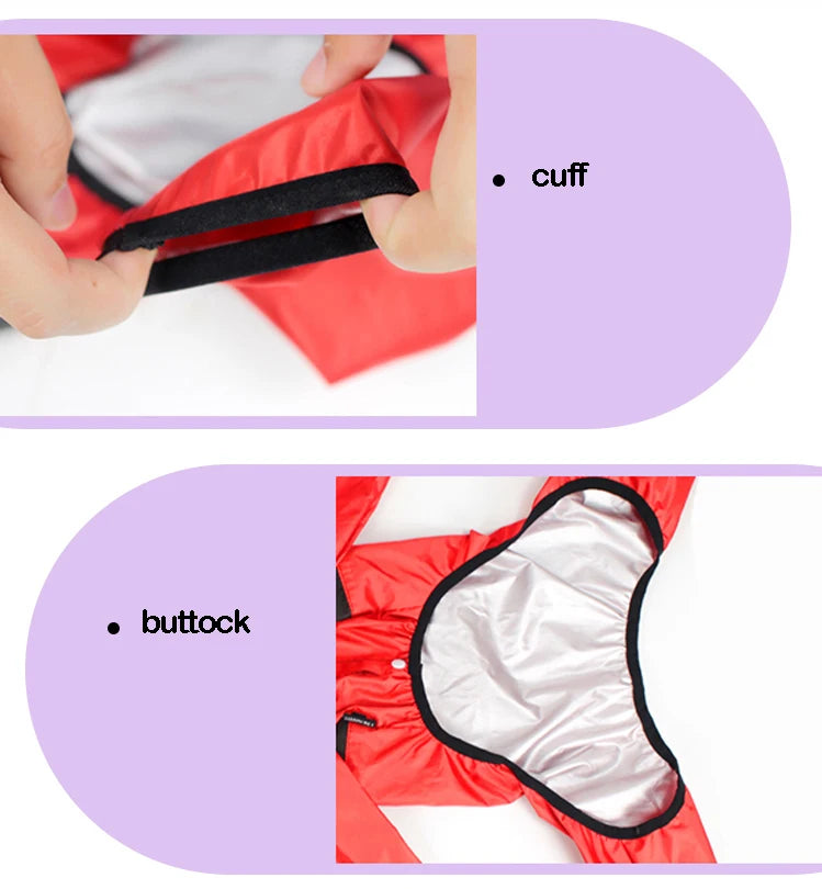 Pet Dog Raincoat The Dog Face Pet Clothes Jumpsuit