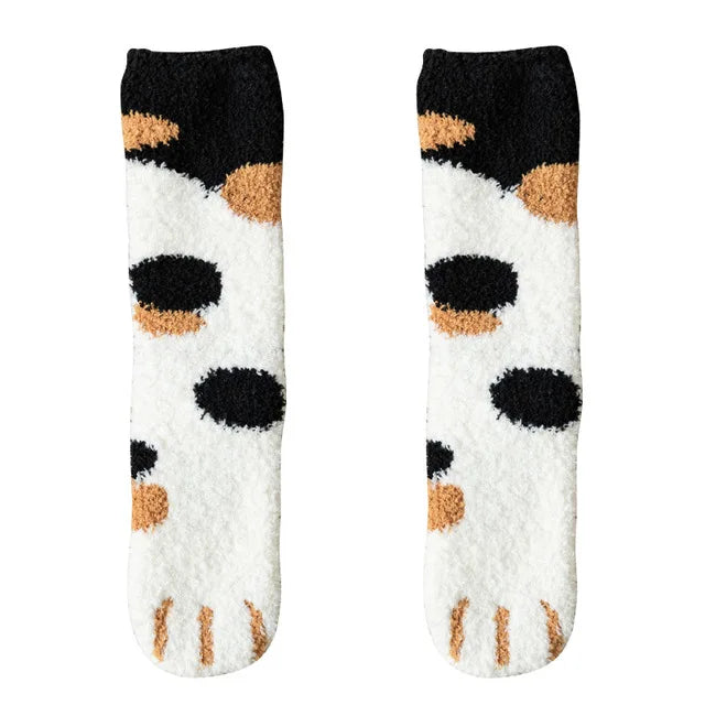 Kawaii Cartoon White Socks for Women Cute 3d Dog Socks