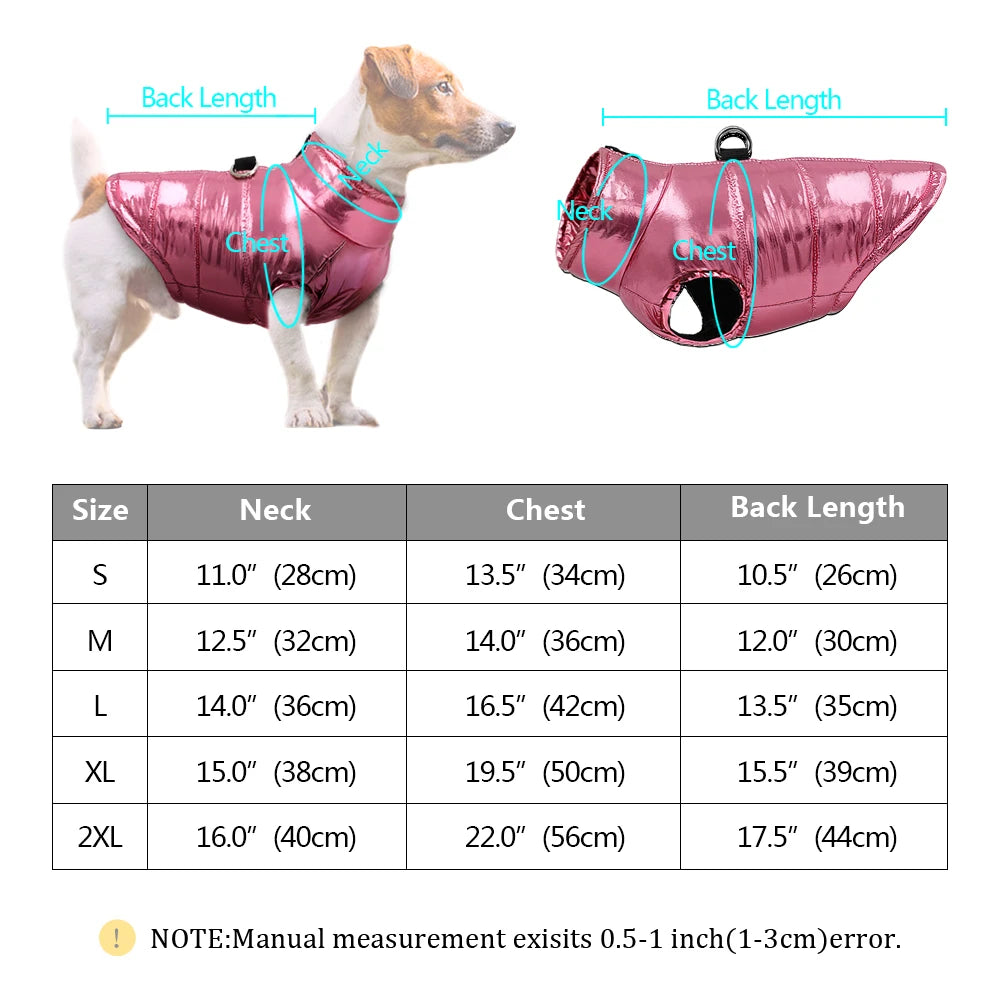 Waterproof Winter Warm Pet Coat for Small Dogs