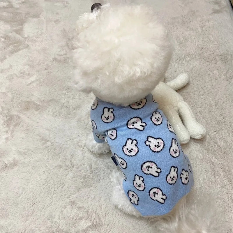 Luxury Dog Clothes Bear Striped Sweater  Pet Supplies