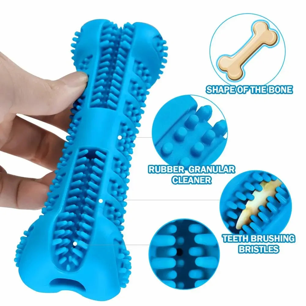 Toy Soft Rubber Dog Toothbrushes Rubber Chew Stick