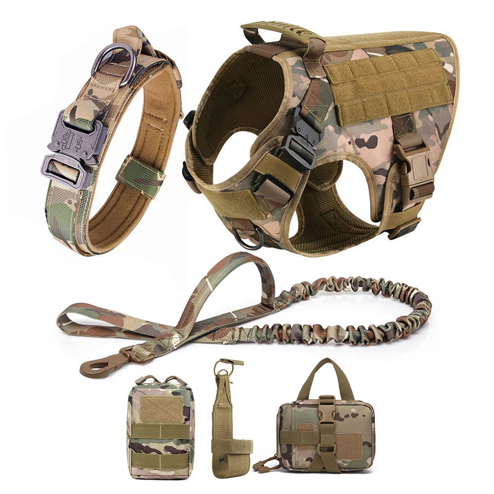 Large Dog Harness And Leash Set Pet Training Walking