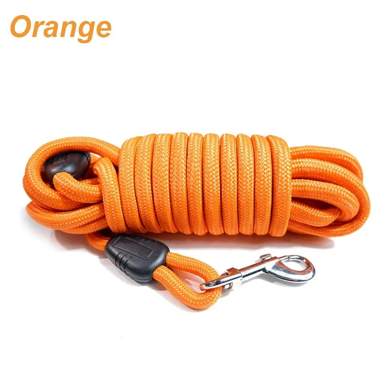 Long Rope Training Dog Leash Heavy Duty Nylon Leash
