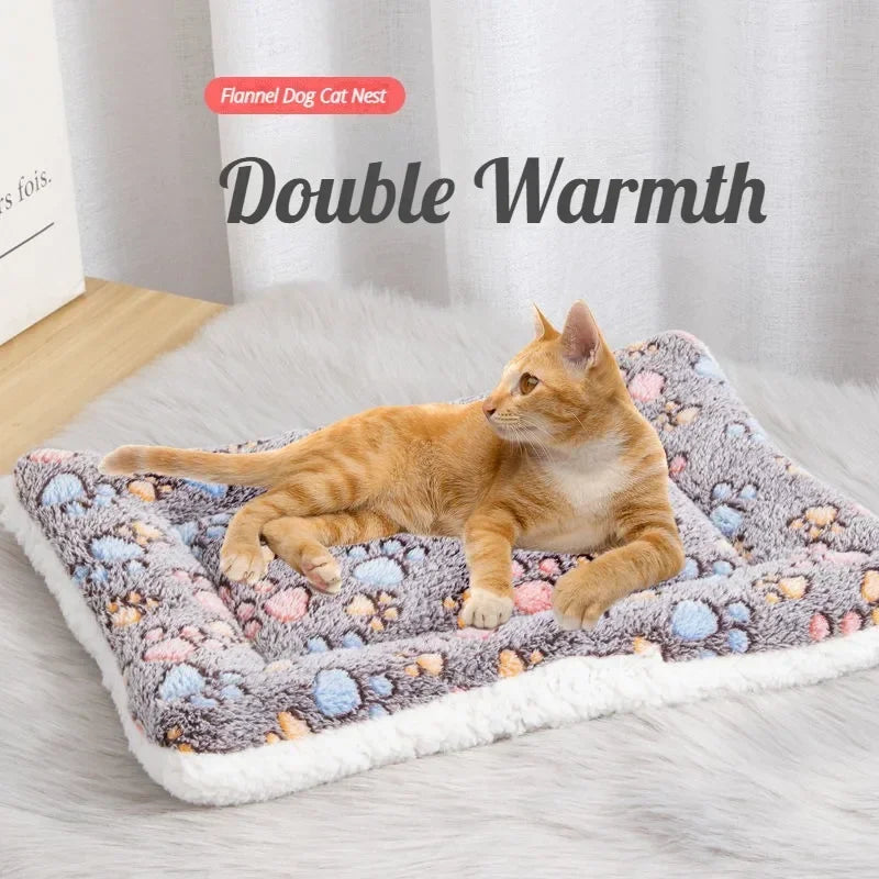 Pet Mat Mats Short Plush Pet Sleeping Bed for Small Dogs