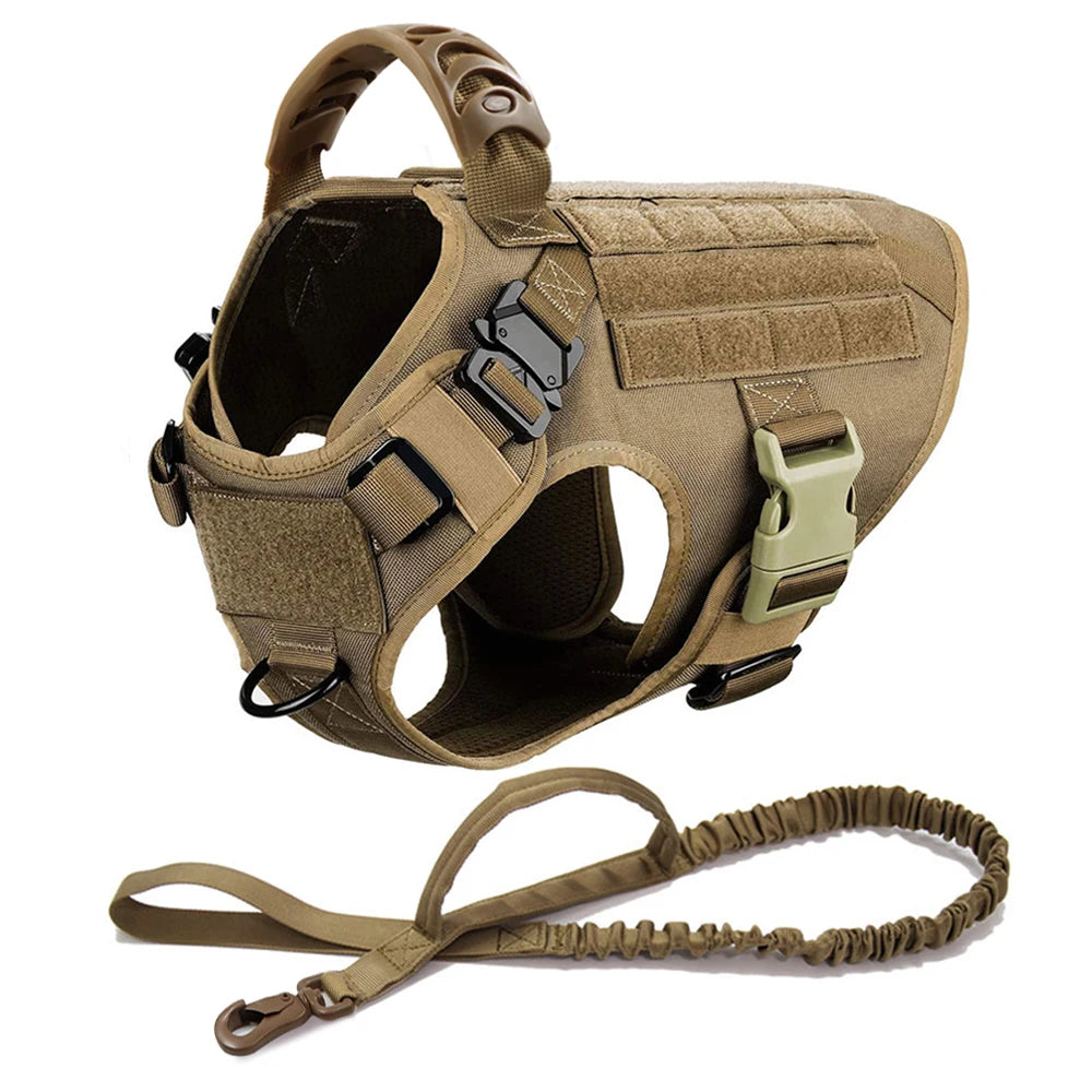 Large Dog Harness And Leash Set Pet Training Walking
