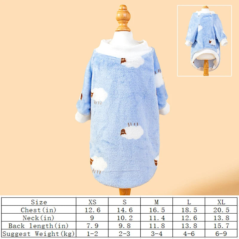 Pet autumn and winter clothing Christmas pet clothes