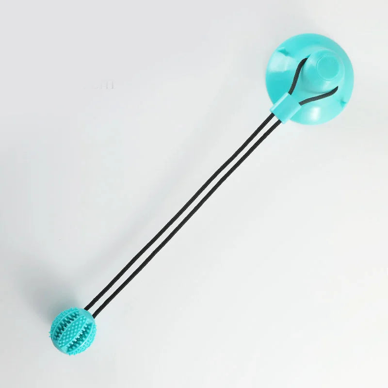 Dog Toy Sound and Treat Dispensing  Durable Rubber Ball