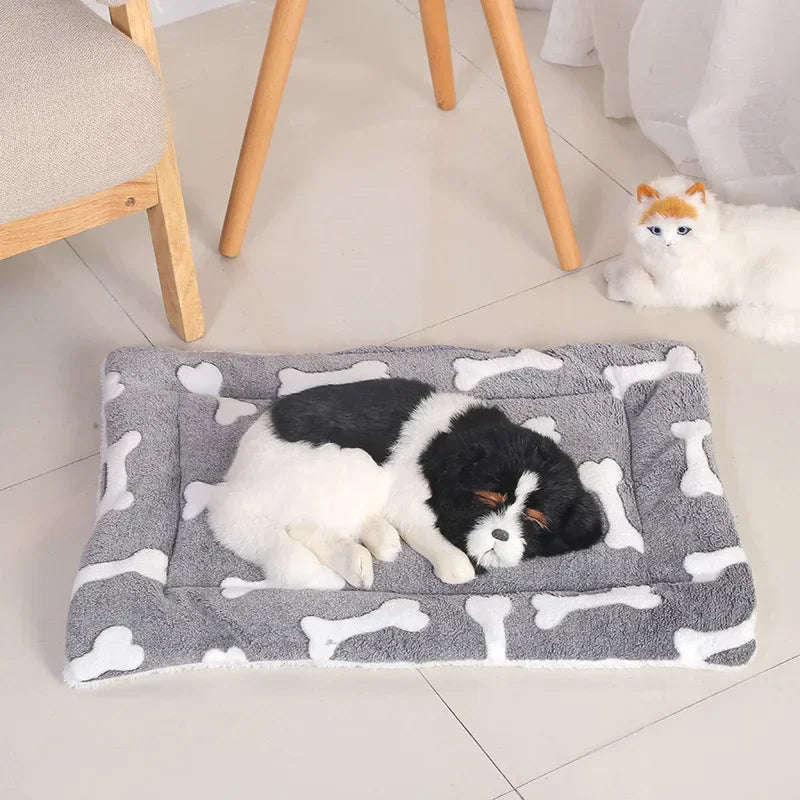Pet Mat Mats Short Plush Pet Sleeping Bed for Small Dogs