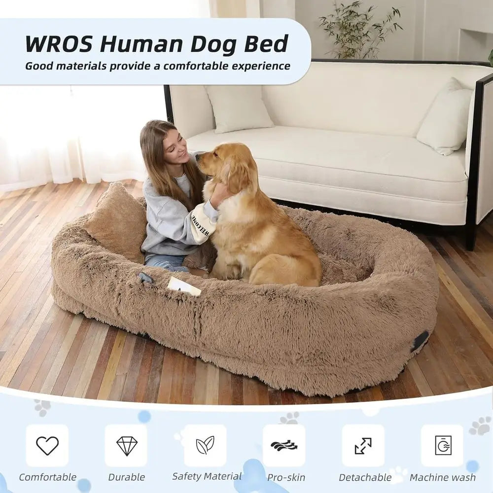 Human Dog Bed Large Dog Beds for Humans Human Pet