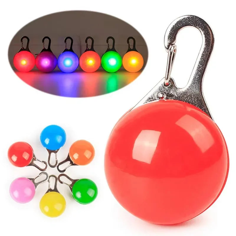 Led Luminous Dog Cat Collar Glowing Pendant Pet