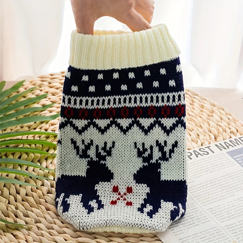 Christmas Style Pet Sweater for Dogs Wool Sweater