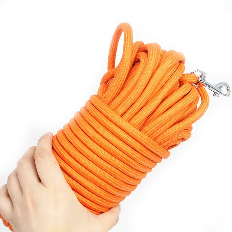 Long Rope Training Dog Leash Heavy Duty Nylon Leash