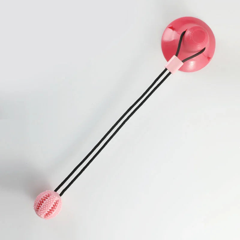 Dog Toy Sound and Treat Dispensing  Durable Rubber Ball