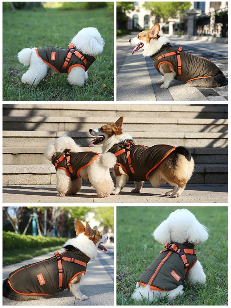 Puppy Jacket Waterproof Pet Clothes for Dogs Coat