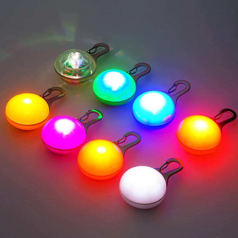 Led Luminous Dog Cat Collar Glowing Pendant Pet