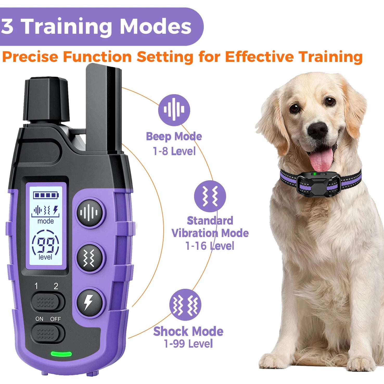 Electric Dog Training Collar Remote Control Puppy