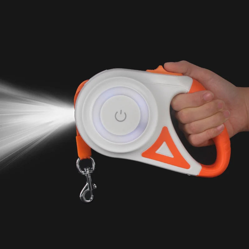 Dog Leash with Led Flashlight Durable Nylon Lead