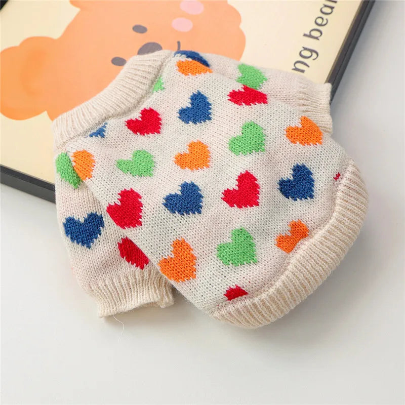Winter Cartoon Dog Clothes Warm Christmas Sweater