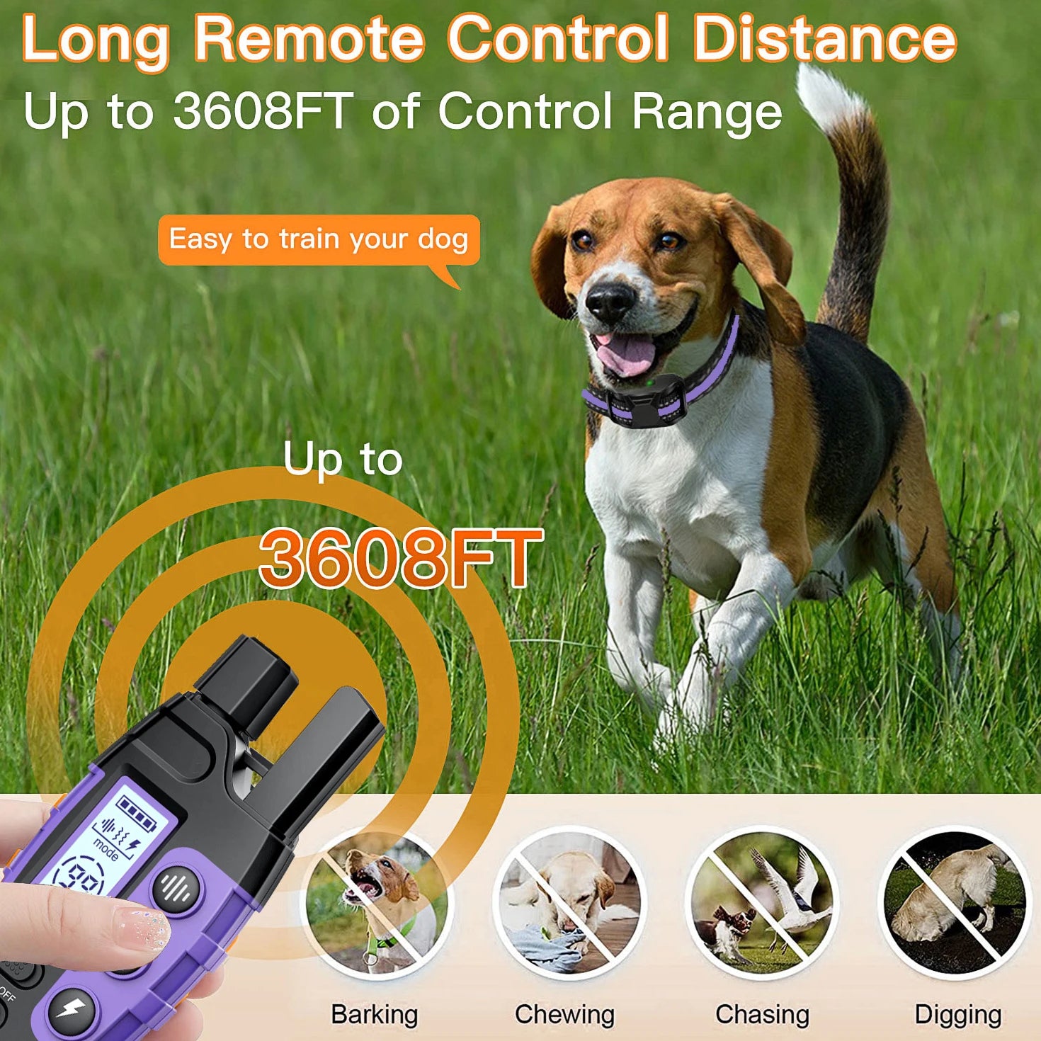 Electric Dog Training Collar Remote Control Puppy