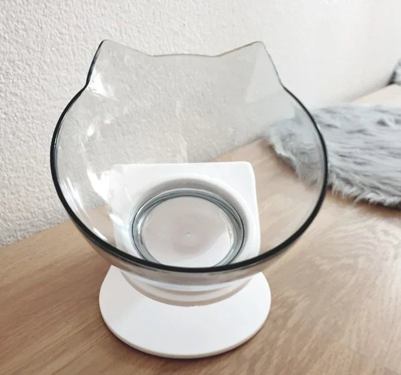 Double Cat & Dog Bowl With Stand Pet Feeding Pet Bowls