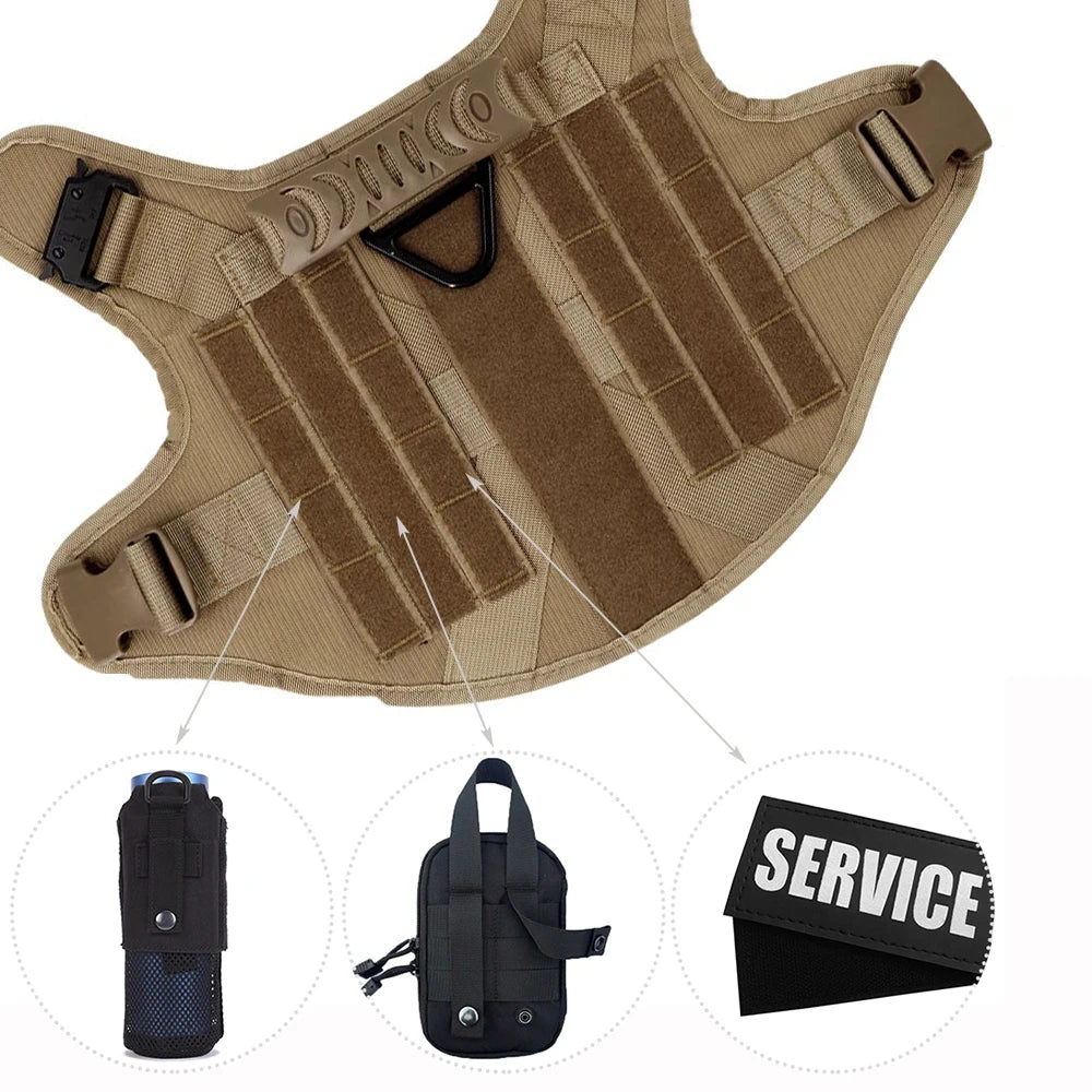 Large Dog Harness And Leash Set Pet Training Walking