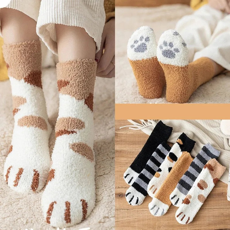 Kawaii Cartoon White Socks for Women Cute 3d Dog Socks