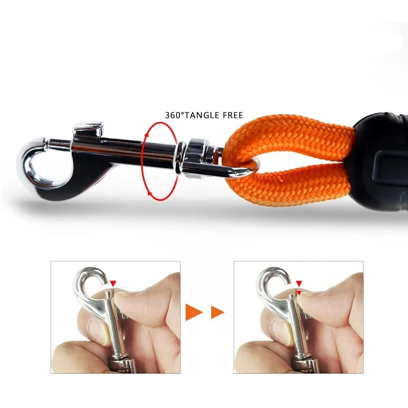 Long Rope Training Dog Leash Heavy Duty Nylon Leash