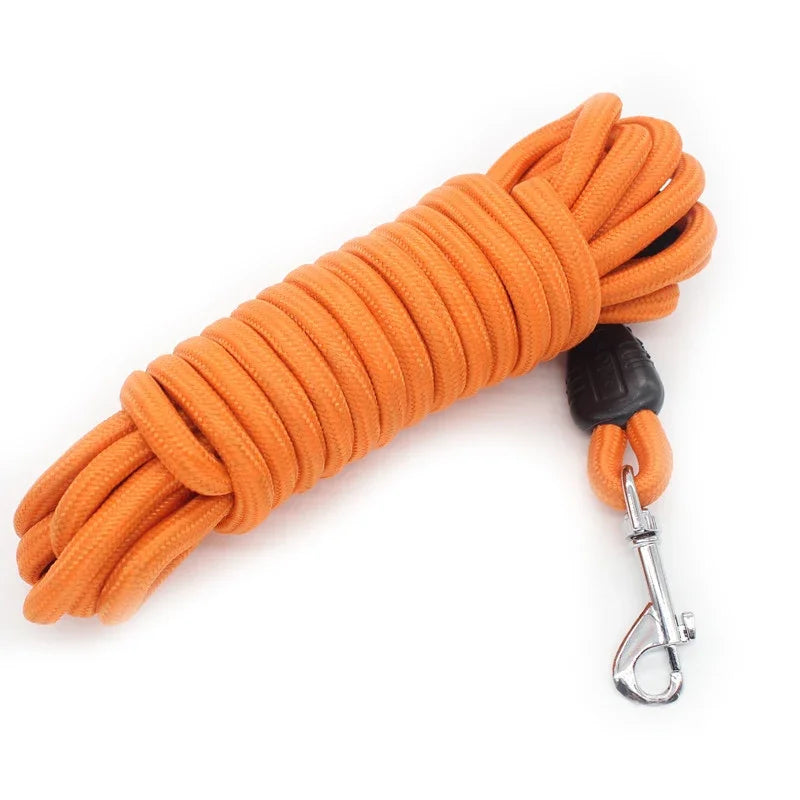 Long Rope Training Dog Leash Heavy Duty Nylon Leash