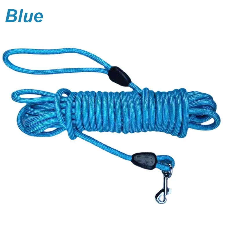 Long Rope Training Dog Leash Heavy Duty Nylon Leash