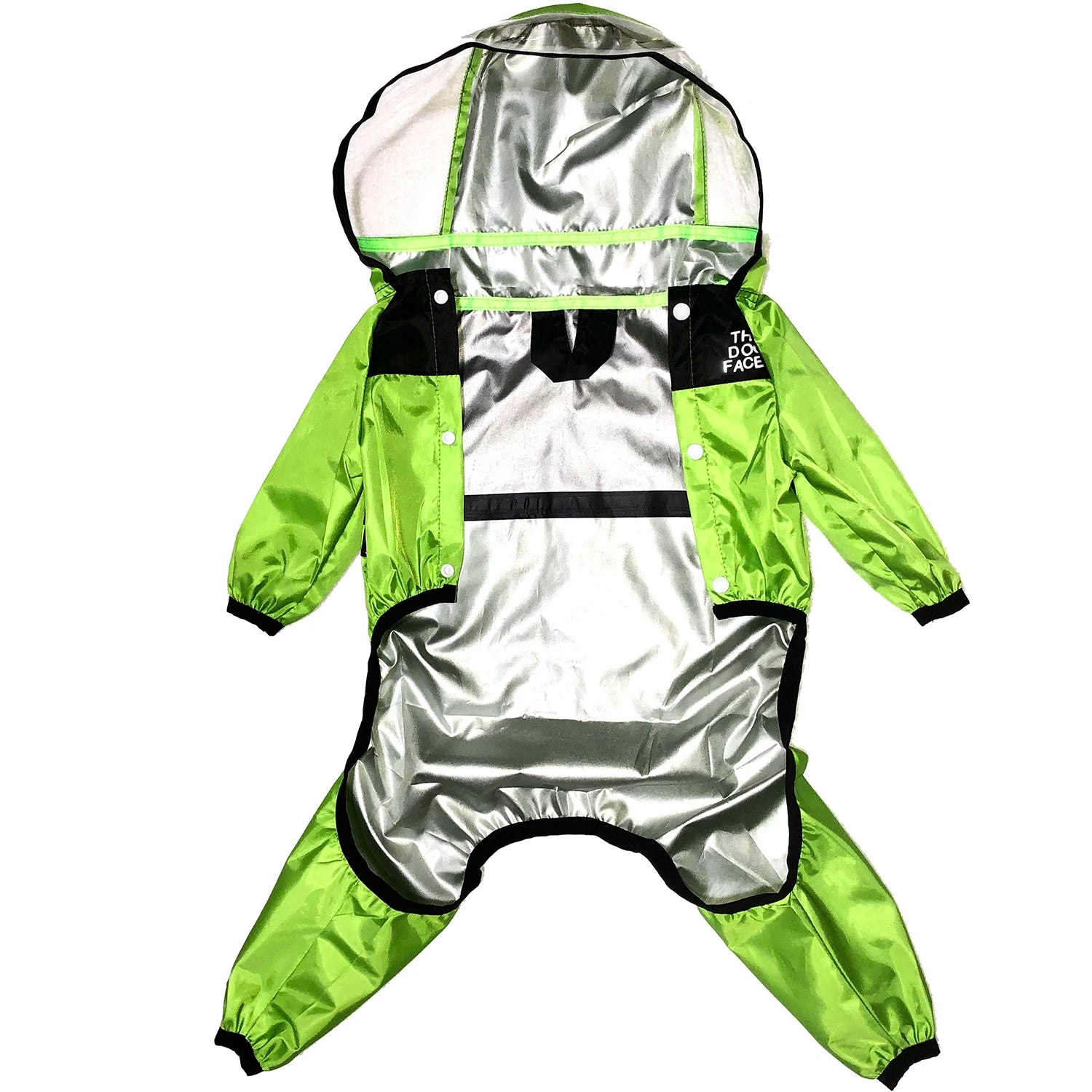Pet Dog Raincoat The Dog Face Pet Clothes Jumpsuit