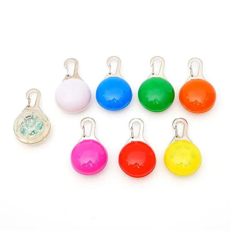 Led Luminous Dog Cat Collar Glowing Pendant Pet