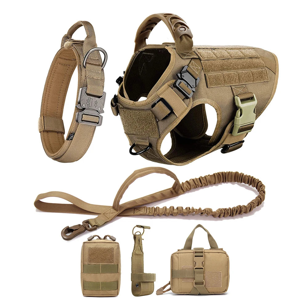 Large Dog Harness And Leash Set Pet Training Walking